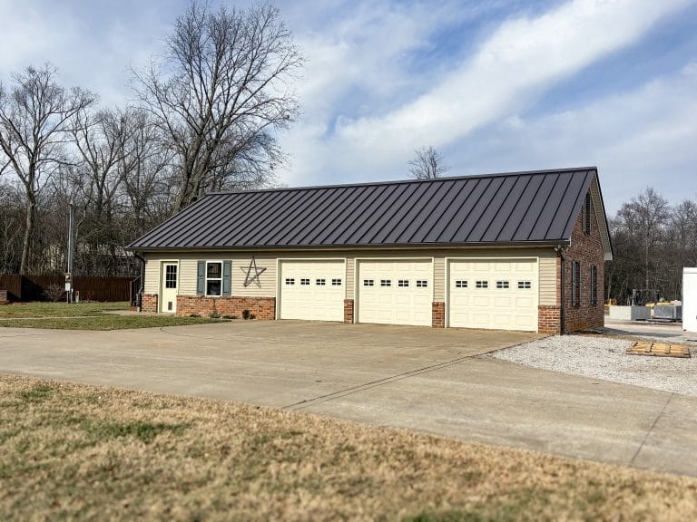 Standing seam metal roofing adds a sharp look to most buildings. To see more images, visit the roofing gallery Russellville.